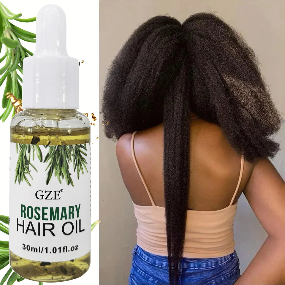 GZE Rosemary Oil For Hair Strengthens Rosemary Scalp Care | All Type & Texture | Straight, Waves & Chemically Qme