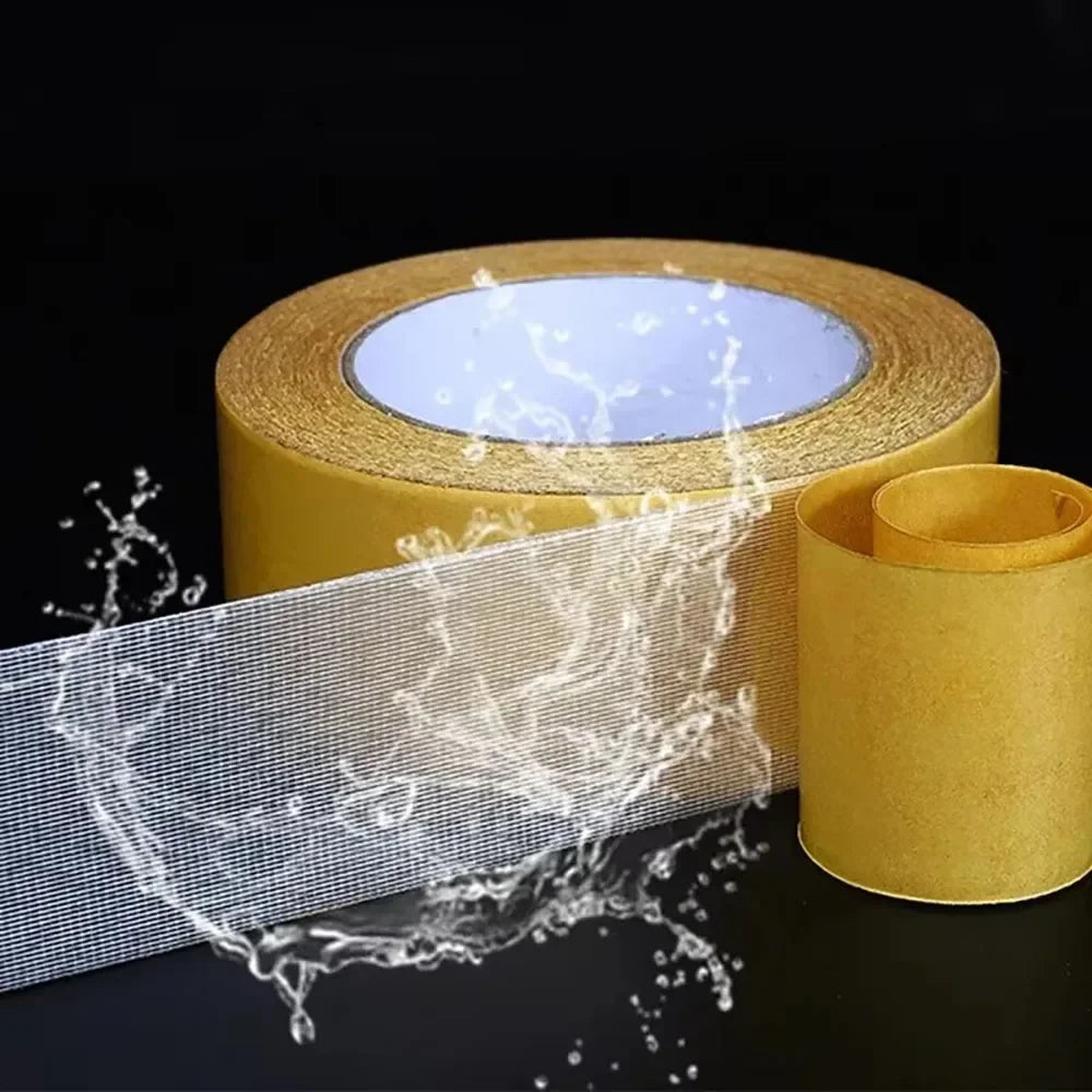 Super Thin Strong Fixation Double Sided Adhesive Tape Heavy Duty Translucent Mesh Waterproof Traceless Powerful Grid Carpet Tape Qme 3CMX500CM