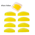 4Pairs Silicone Eyelash Perming Lamination Pad Reusable Lash Lifting Qme 4Pairs-Yellow CN