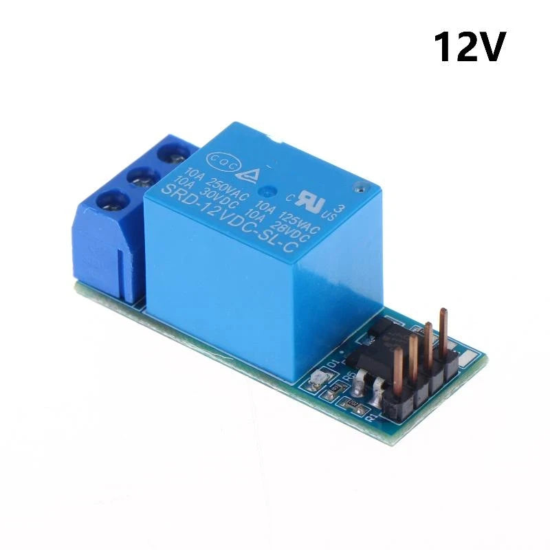 1 Channel Relay Module Optocoupler Isolation 5V 12V Level Trigger Qme 12V