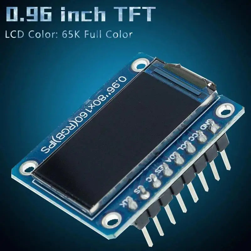 ST7735S TFT Display Module 160x80 Interactive Electronics Projects Qme