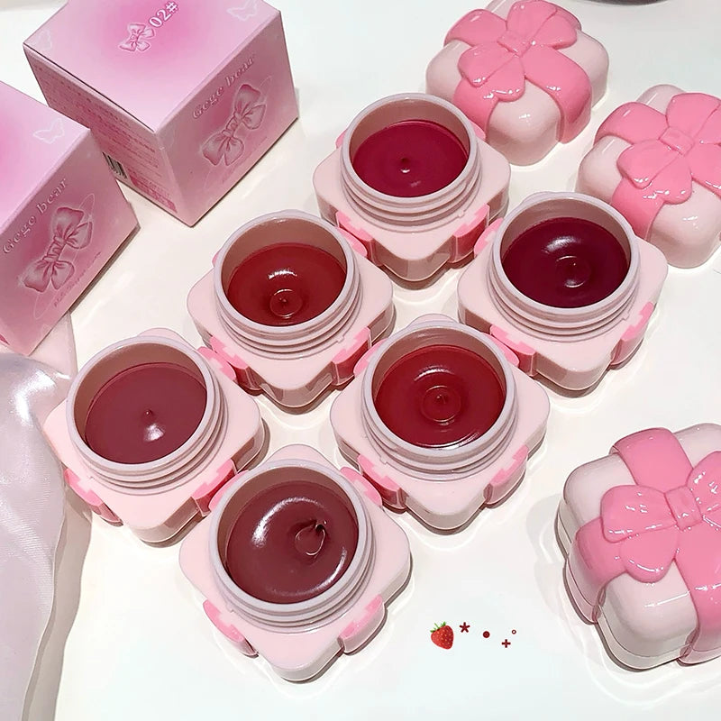Gege Bear Velvet Matte Lip Cheek Balm Versatile Two-in-one Multi-use Qme