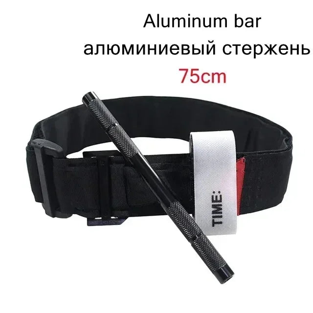 Tactical First Aid Rotary Pressure Aluminum Rod Tourniquet Hiking Qme 75cm