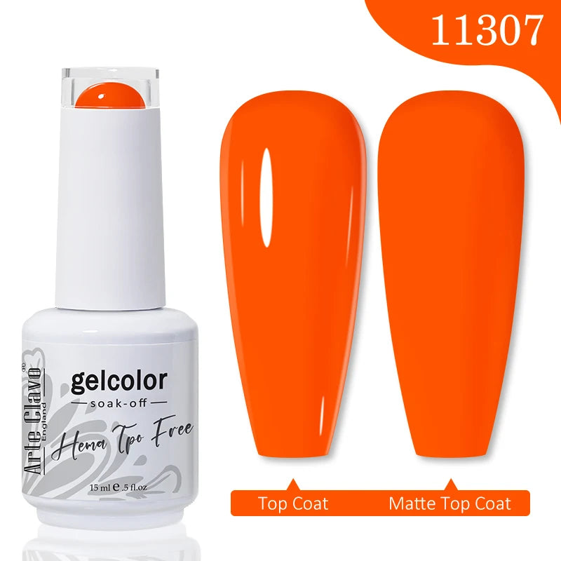 Arte Clavo Jelly Series Semi-transparent Light Pink Peach Gel Nail