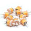 Universal 10Pcs/set 6mm Hose Motorcycle Petrol Gas Fuel Gasoline Oil Filter For Scooter Motorcycle Moped Scooter Dirt Qme Default Title