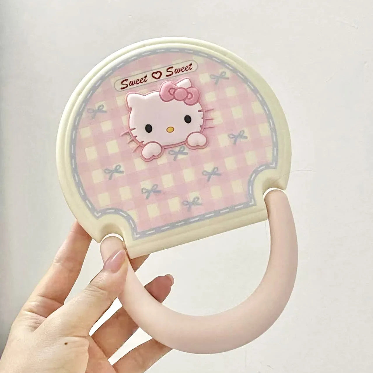 Hello Kitty Bow-shaped Makeup Mirror Desktop Hangable Qme 3