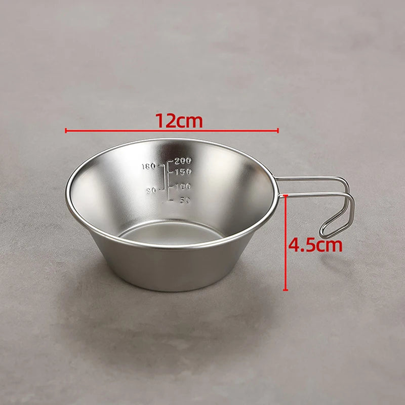 10 12 Sierra Cup Outdoor Stainless Steel Coffee Picnic Tableware Qme 2