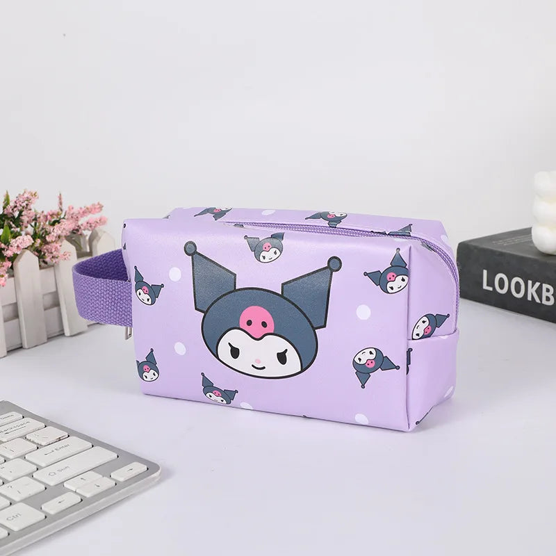 Japanese Sanrio Kuromi Cinnamoroll Cosmetic Bag Portable Travel Qme Kuromi M