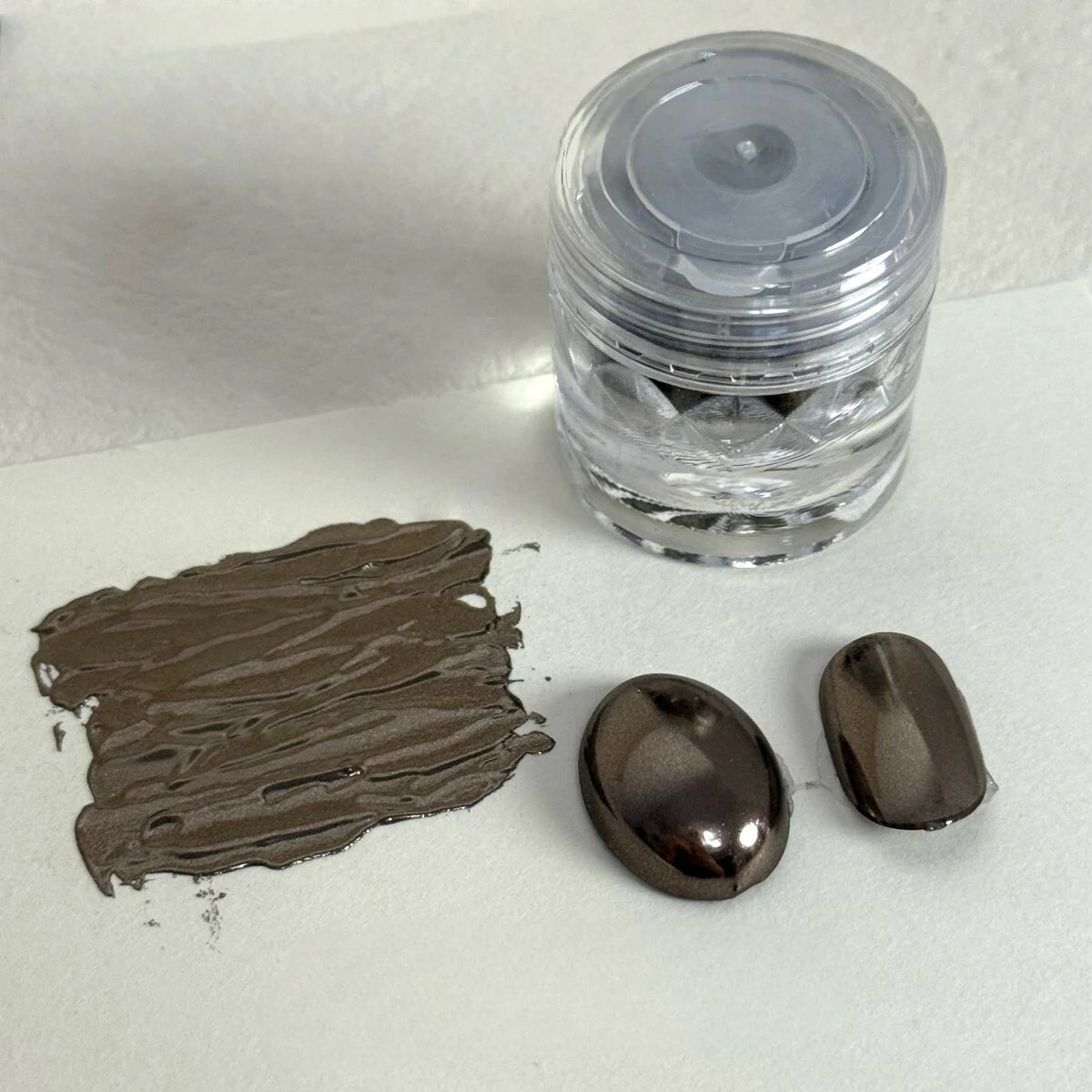 Bright Crystal Mirror Magic Powder DIY Nail Art Charm Suitable Novices Qme black