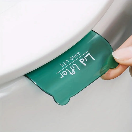 1 Adhesive Sponge Bear Toilet Seat Lift Tool Qme green