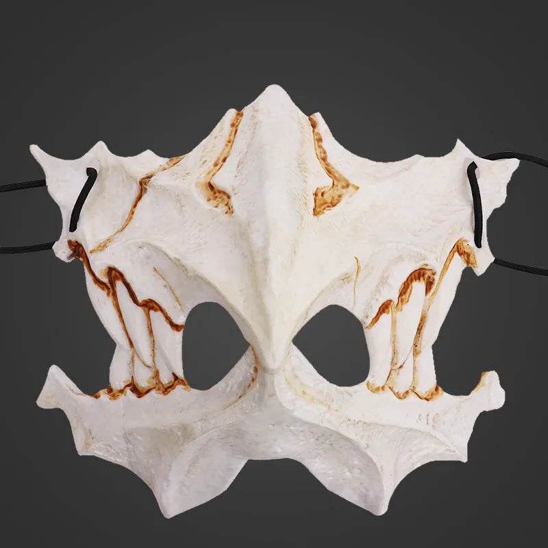 Japanese Animal Skeleton Plastic Mask Cosplay Dragon God Heavenly Hound Yaksa Unisex Stage DropShip Halloween Masquerade Party Qme
