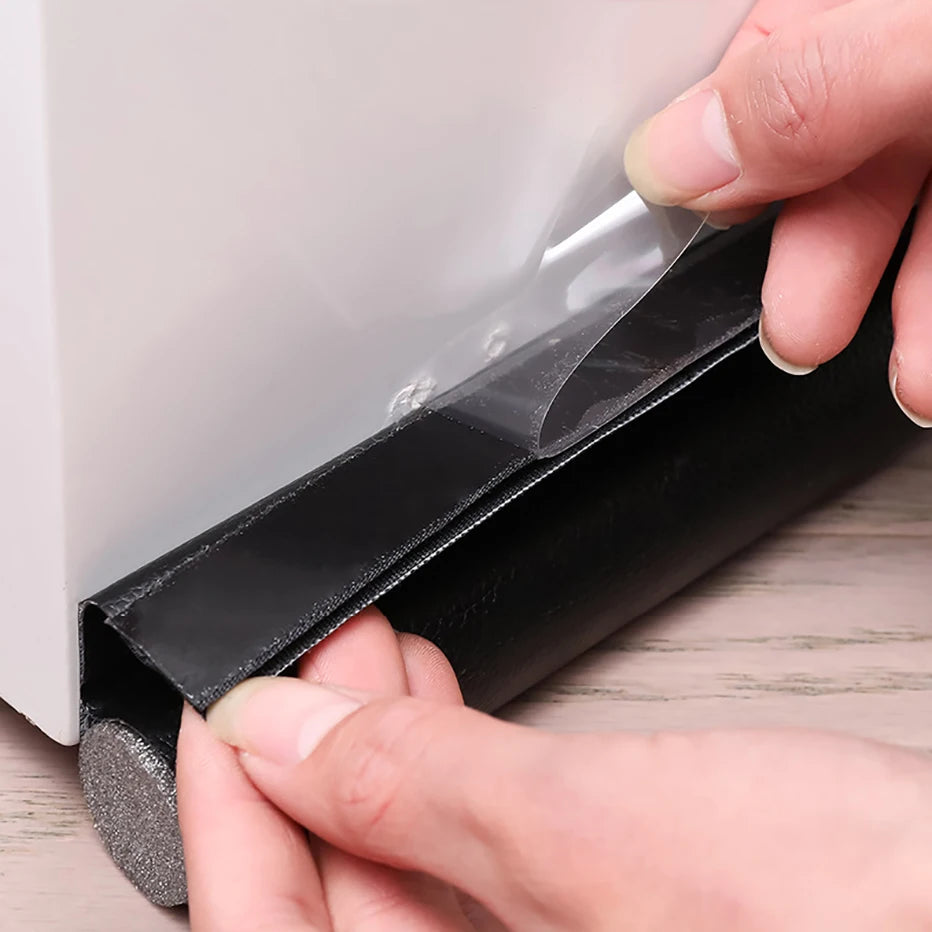 Adjustable Door Bottom Seal Strip Weatherstrip Under Door Draft Stopper Anti-Cold Windproof Gap Blocker House Acoustic Foam Qme