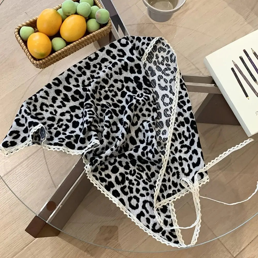 Fashion Pastoral Summer Triangle Headscarf Turban Thin Fresh Floral Qme