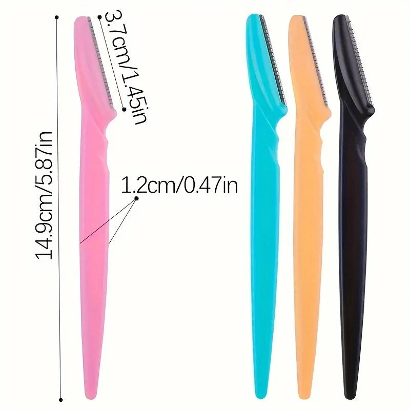 3 5 6 12 Multifunction Eyebrow Razor Precise Trimming Shaping Facial Qme