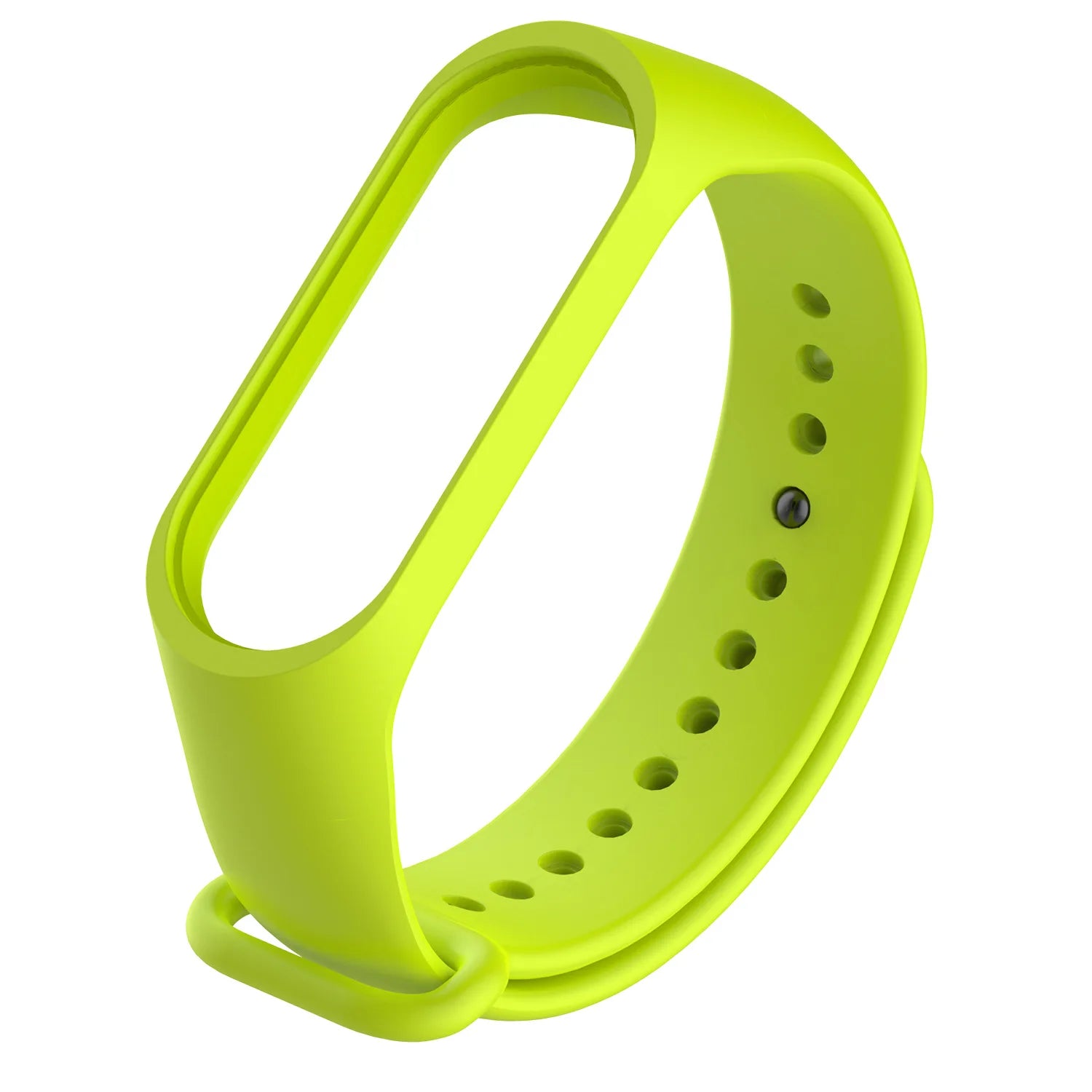 NEW Suitable for Xiaomi Mi Band Mi3 Mi4 Mi5 Mi6 Mi7 Mi8 Colorful Silicone Replacement Sports Strap Qme grass green For Mi8 9 10