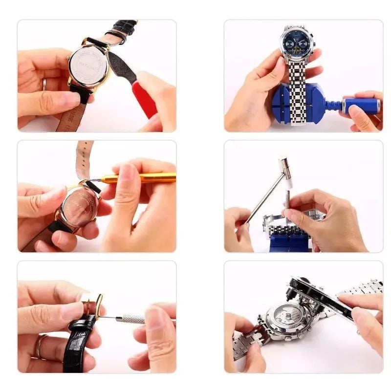 Watch Clock Link Pin Dissolving Opener Housing Repair Tool Spring Bar Qme