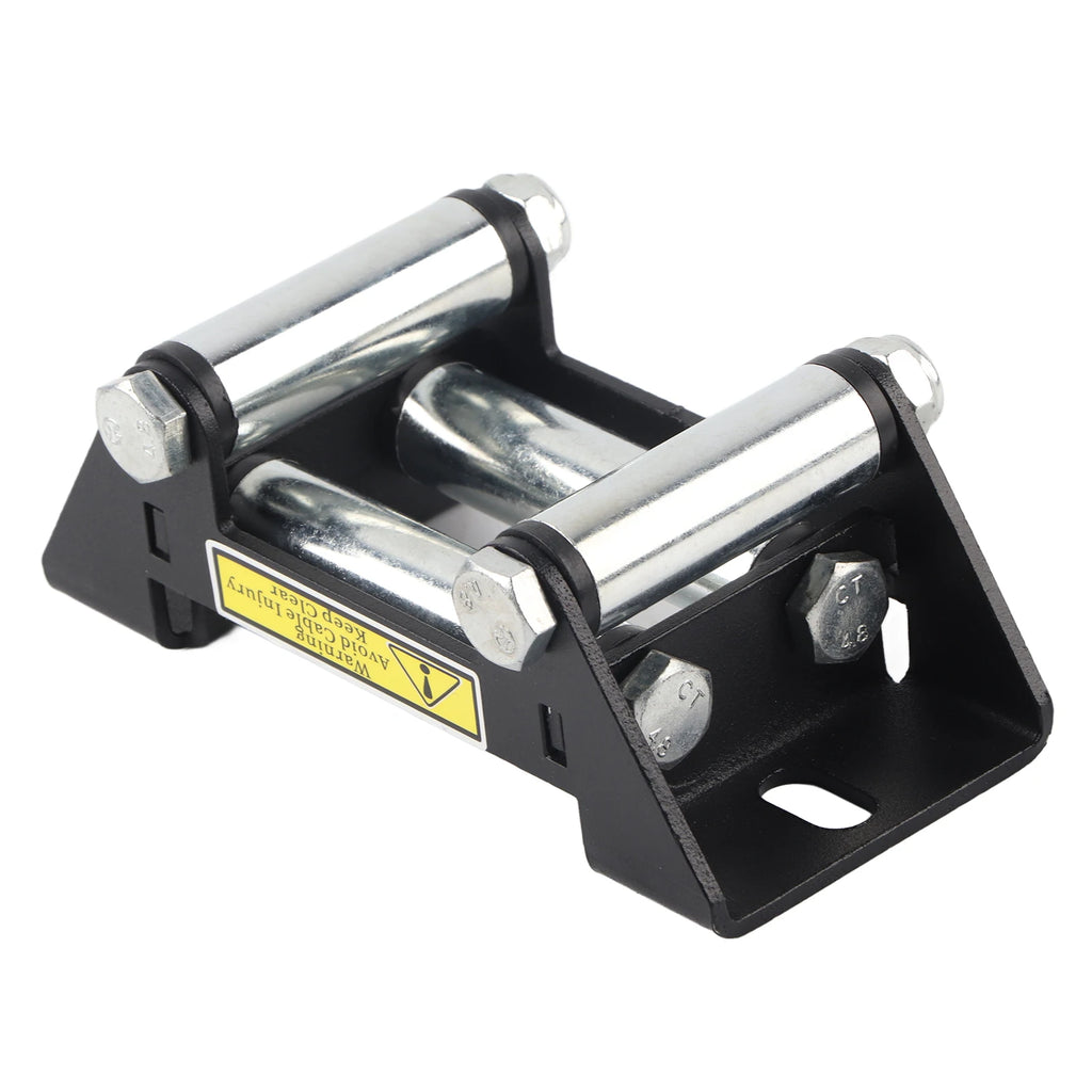Heavy Duty Fairlead Winch Roller Fairlead Side by Side Winch Cable Roller Fairlead Heavy Duty 125mm/5in Hole Diatance Qme as pic