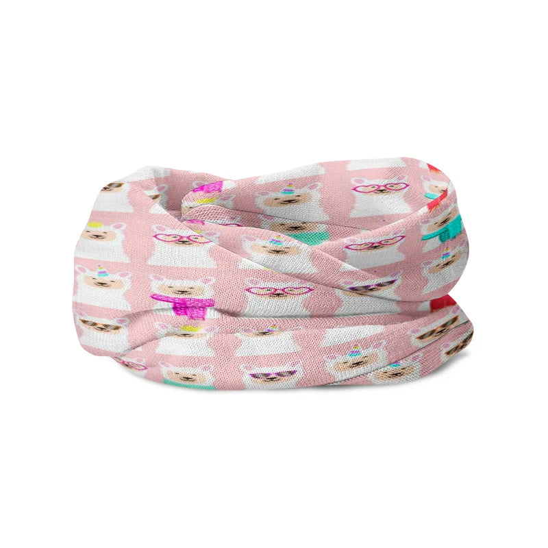 Cute Cartoon Sheep Headdress Romantic 3D Printing Female Summer Qme