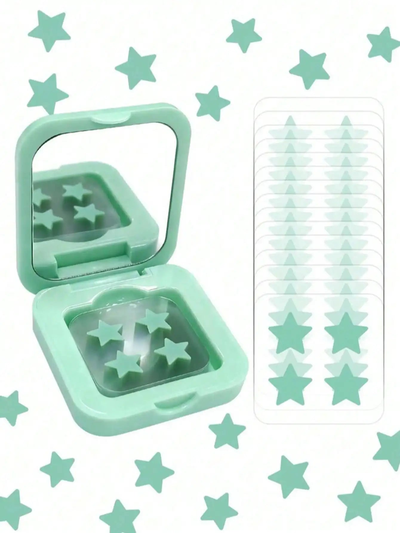 Box Cute Star Stickers Face Alcohol-free Fragrance-free Gentle Qme green 900*900*700MM