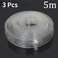 3Pcs 5m Balloon Chain Ribbon Dot For Wedding Party Birthday Graduation Background Decoration Balloon Chain Arch Accessories Qme Clear 3pcs