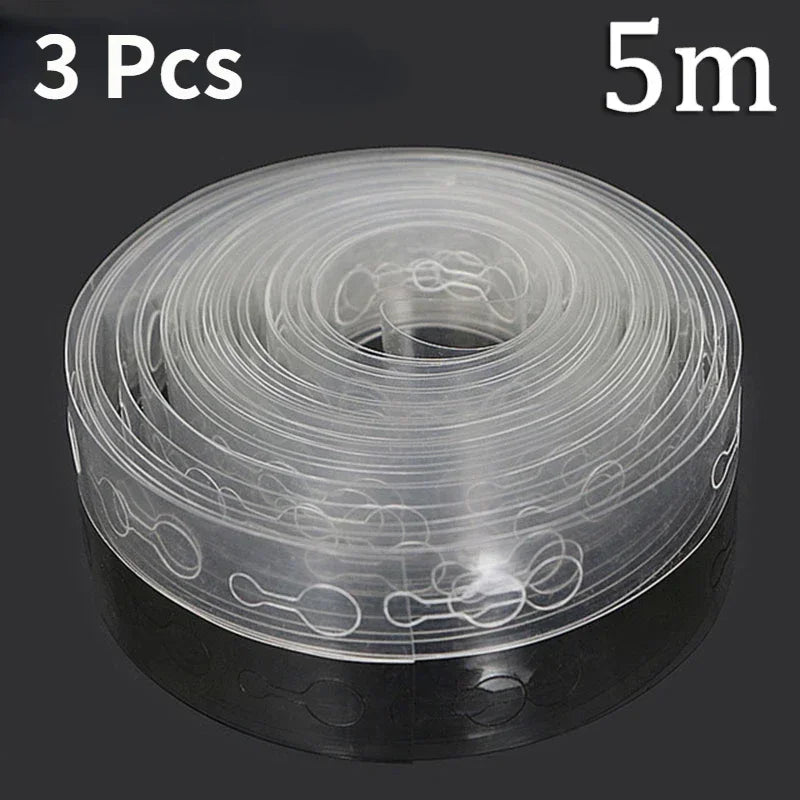 3Pcs 5m Balloon Chain Ribbon Dot For Wedding Party Birthday Graduation Background Decoration Balloon Chain Arch Accessories Qme Clear 3pcs