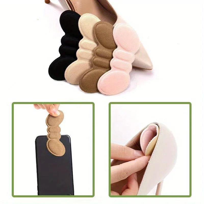 Heel Pads for Shoes that are Too Big, Heel Cushions for Pain Relief & Tighter Fit, Filler Improved Shoe Fit and Comfort Qme