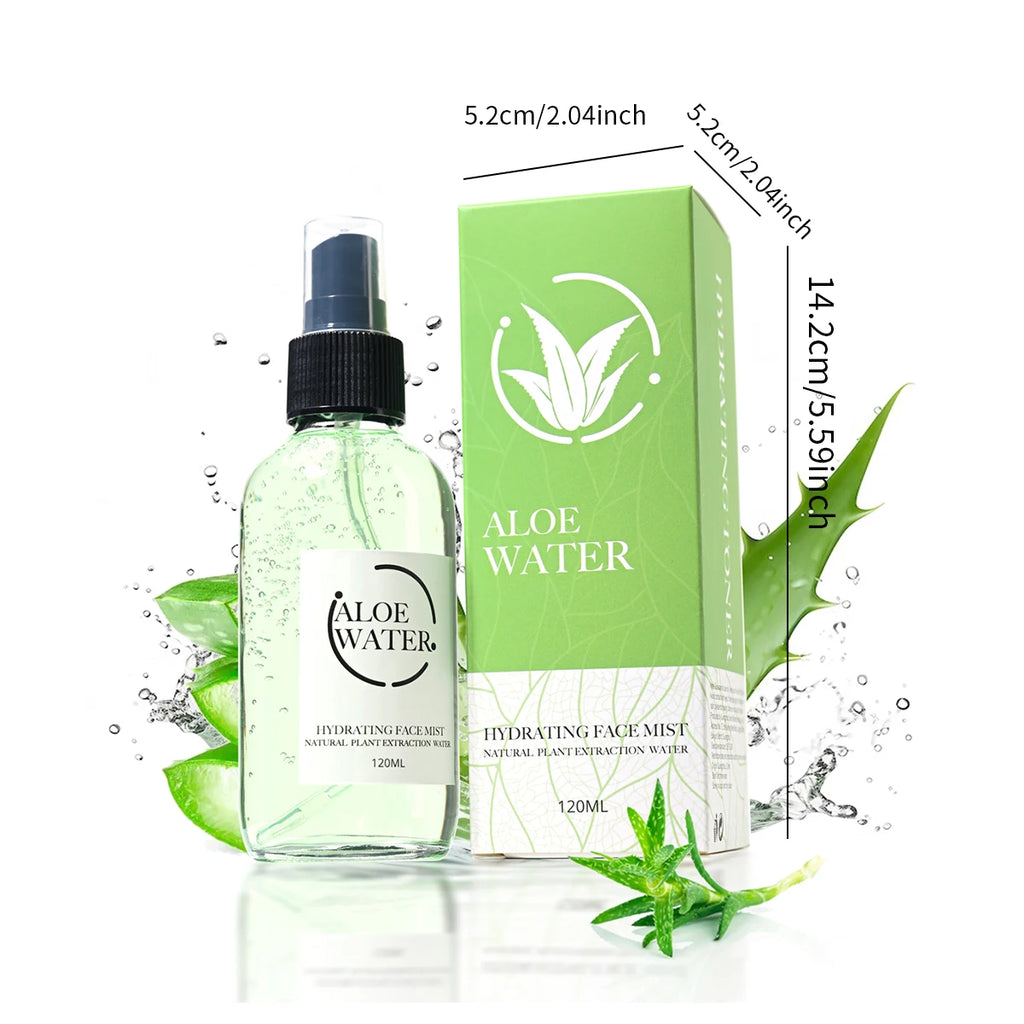 Aloe Vera Facial Moisturizing Toner Travel Holiday Plant Extract Qme