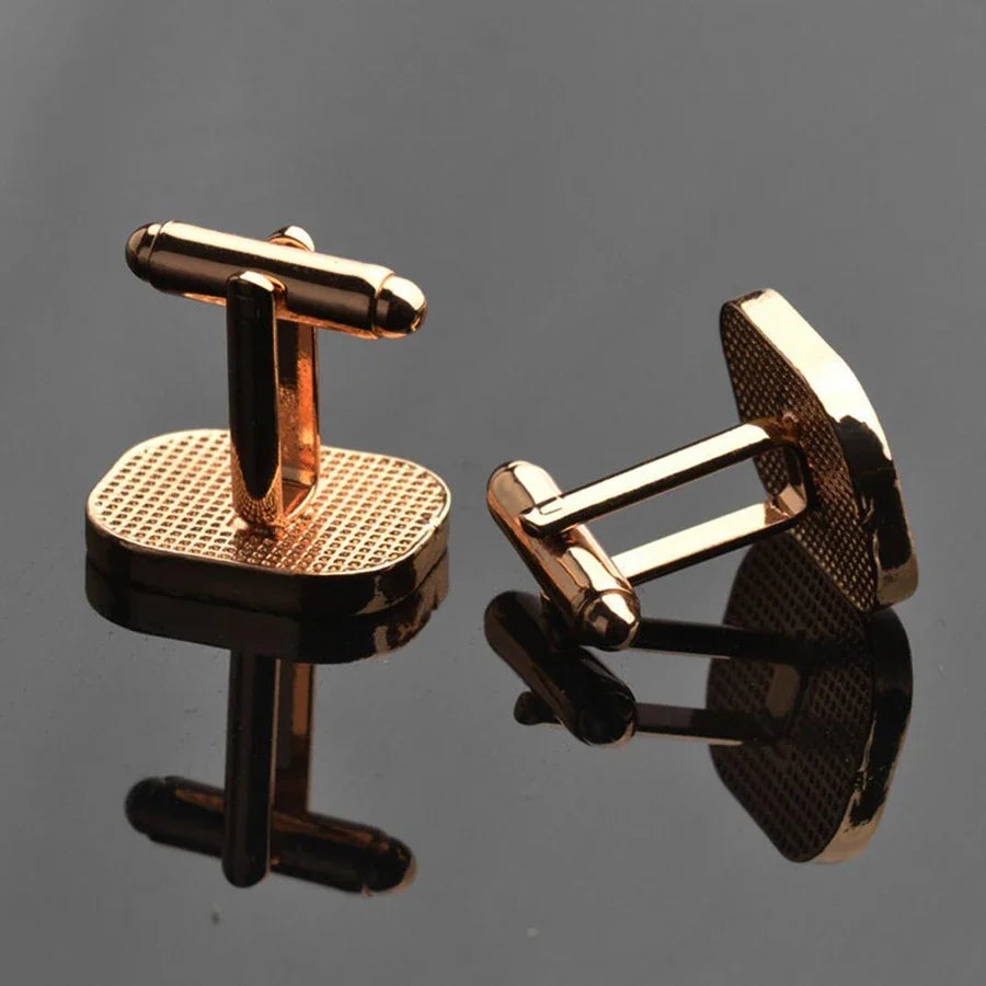 Novelty Luxury White Crystal Cufflinks for Mens Women High Quality Design Cuffbutton Shirt Jewelry Tie Accessories Qme