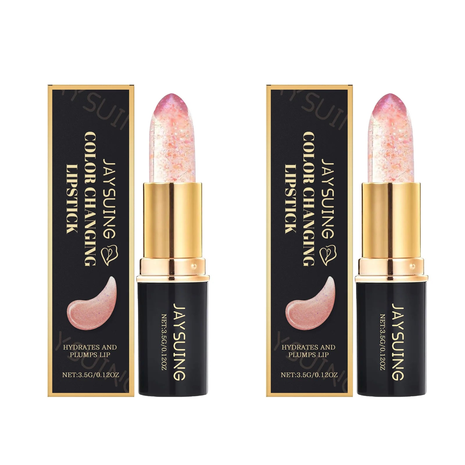 Color Changing Lip Balm Moisturizing Non-Greasy Nourishing Lipstick Hydrating Fade Lip Line Lightweight Long Lasting Non Fading Qme 2Pcs