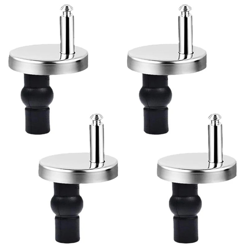 2Pcs Toilet Seat Hinges Top Fix Hinge Pack Mountings Replacement Release Quick Screws For Toilet Bathroom Furniture Accessories. Qme