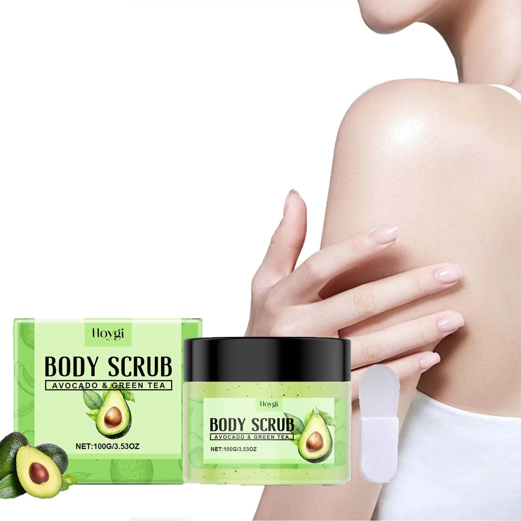 Matcha Body Scrub Gentle Exfoliating Cleansing Pores Effectively Removes Dirt Smooth Skin Nourishing Skin Scrub Nourishing Care Qme