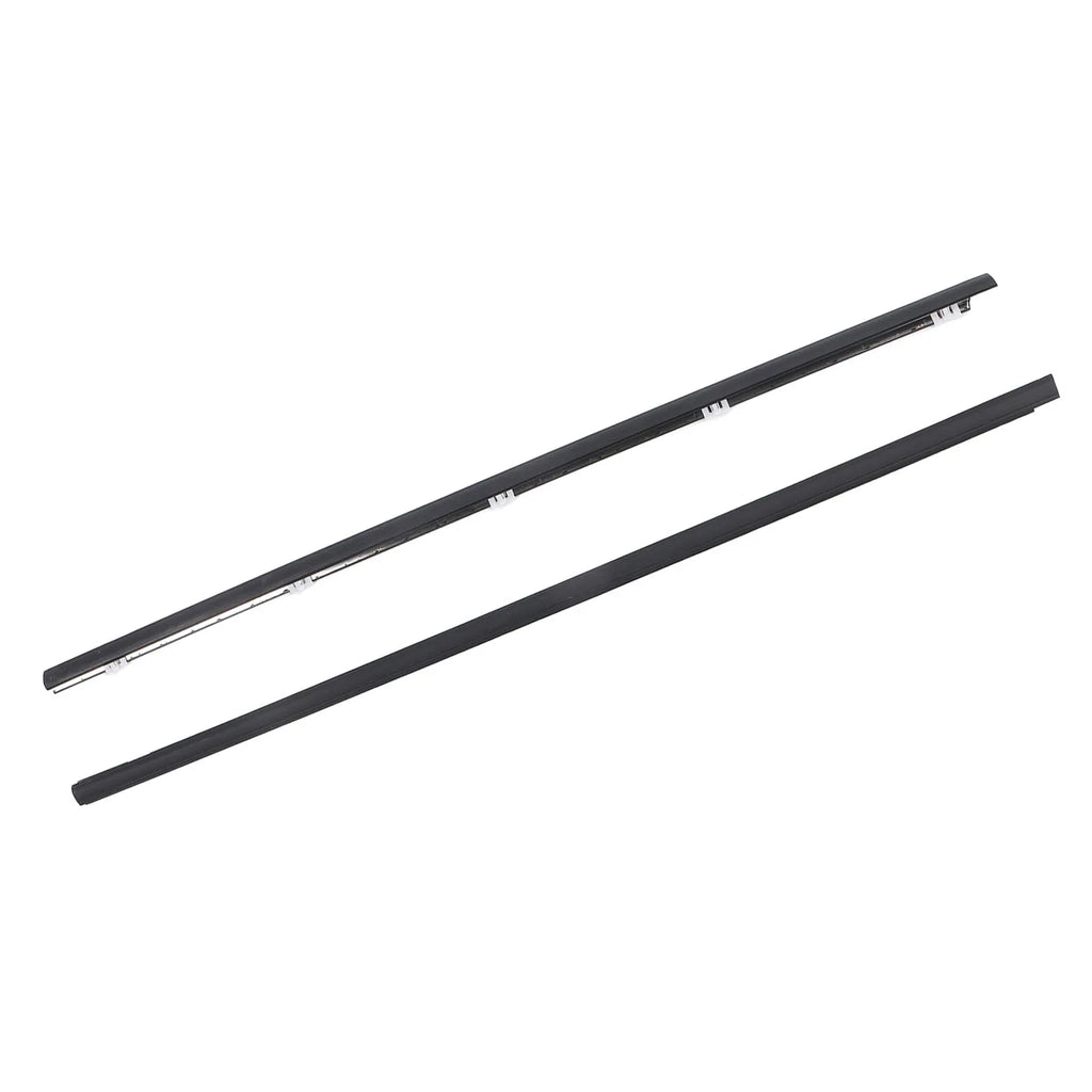 1Pair of Vehicle Door Window Weatherstrip 72410‑SR3‑003 Rainwater Resistant Window Seal Belt Molding Trim for Honda Civic Qme