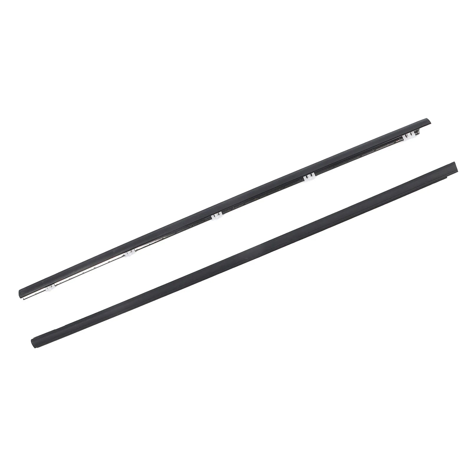 1Pair of Vehicle Door Window Weatherstrip 72410‑SR3‑003 Rainwater Resistant Window Seal Belt Molding Trim for Honda Civic Qme