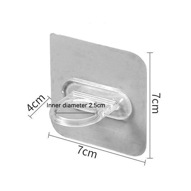 4 Eamless Paste Storage Rack Kitchen Bathroom Household Ring Qme