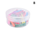 Box Office School Stationery Pins Durable Wooden Clip Push Decorative Qme B