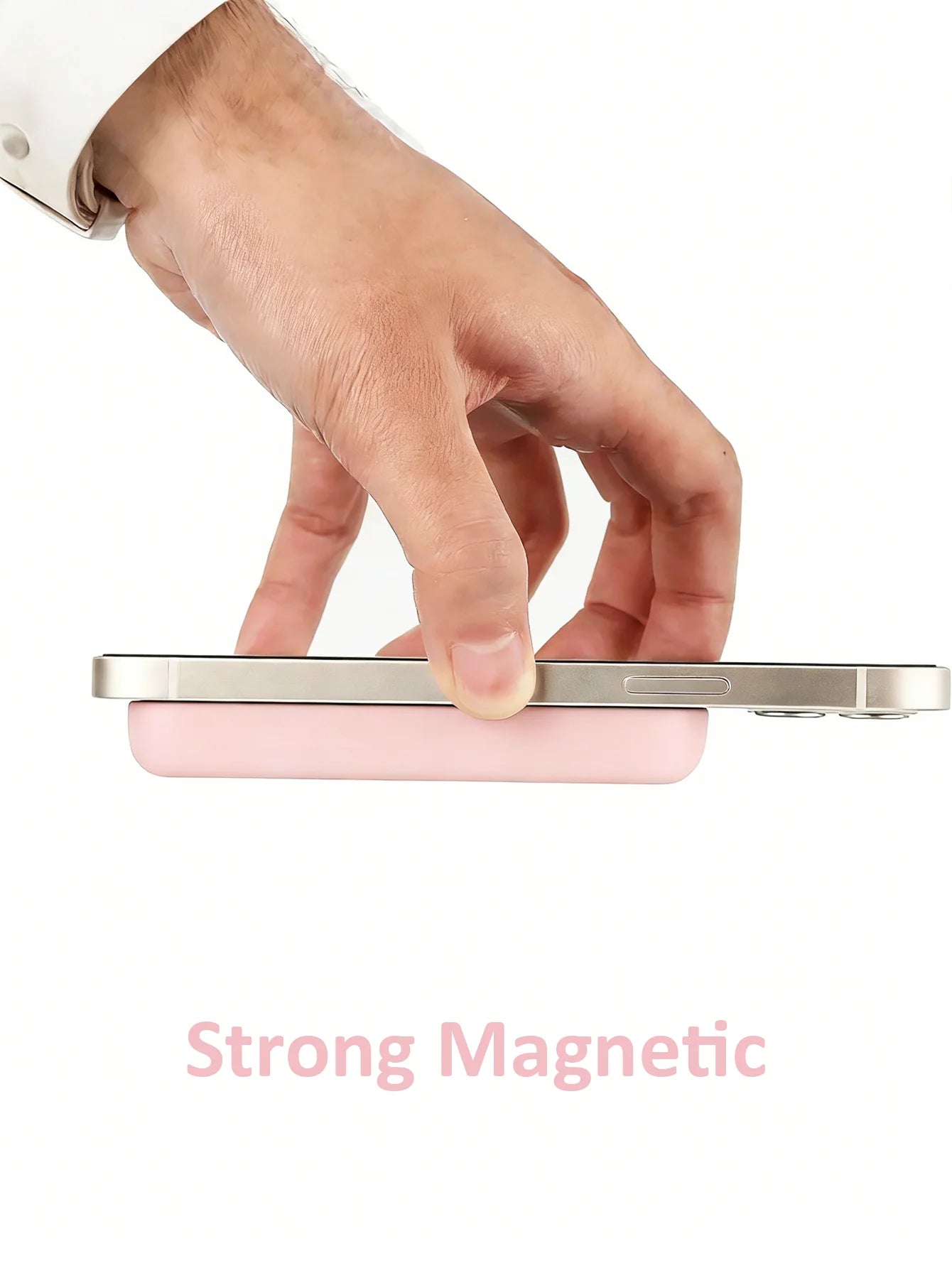 1 Pink TPU Charging Case Protector Compatible Apple's Magsafe Qme