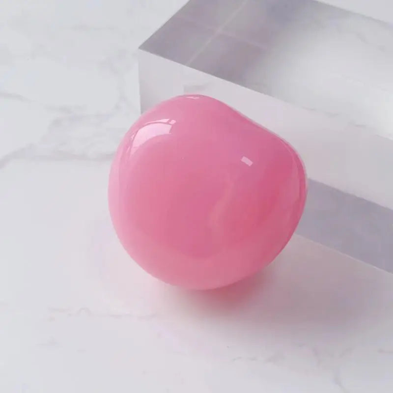 Plastic Lip Scrub Jars Cover Balm Mask Skin Care Container Cute Blush Qme