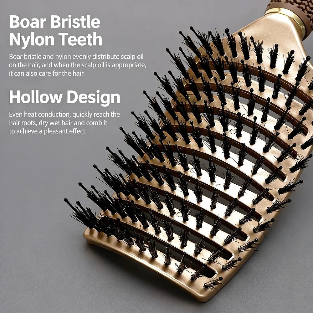 Magic Scalp Massage Brush Detangling Hair Women Wet Curly Comb Fluffy Qme