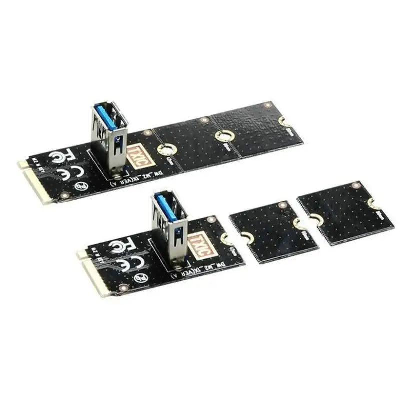 NGFF M2 PCI E X16 Slot Riser Card Adapter Mining Expansion Easy Qme