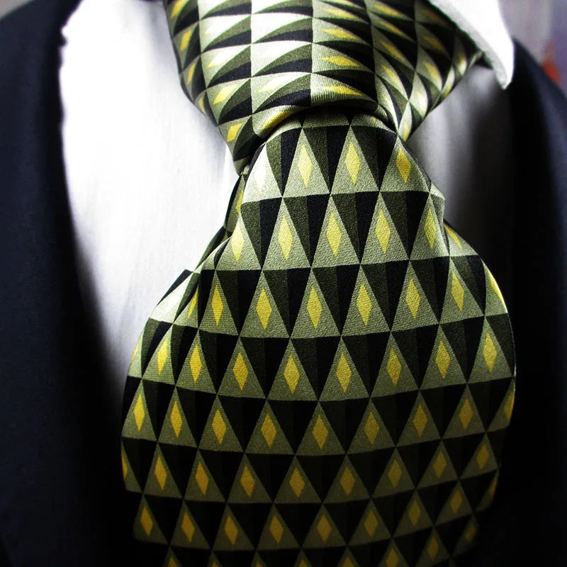 Men Silk Tie Business Classical Uniformal Party Suit Shirt Qme color4