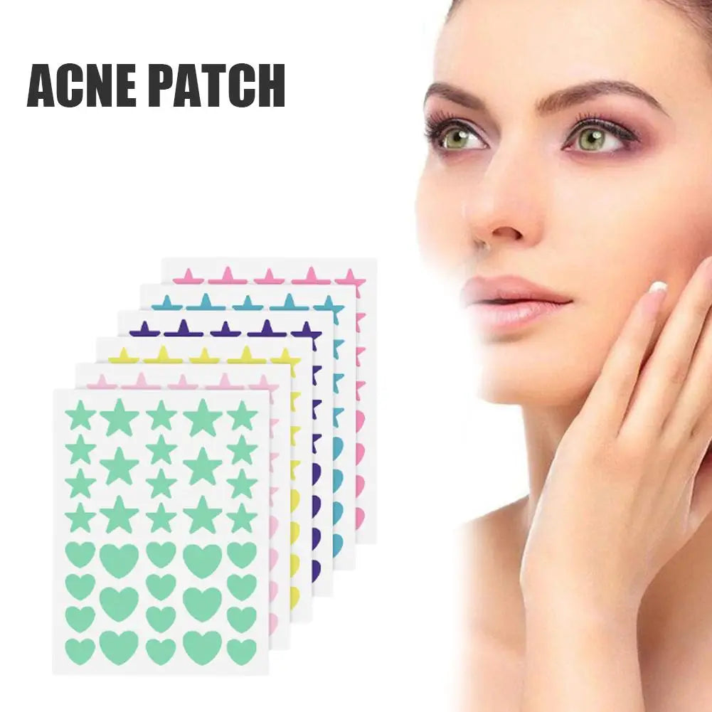 216PCS Pimple Patch Acne Colorful Invisible Acne Removal Skin Care Stickers Concealer Face Spot Beauty Makeup Tools Qme