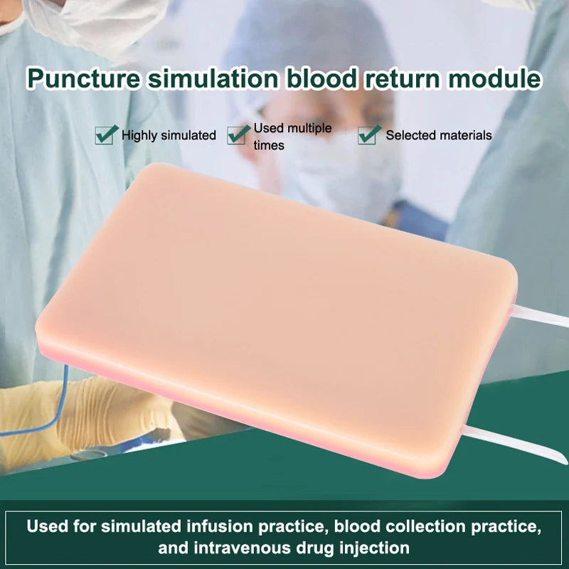 U-shaped IV Training Module Simulated Blood Return Medical Nursing Qme