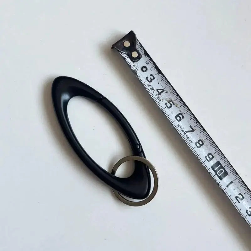 Zinc Alloy Bag Charm Trinkets Keychain Cross Carabiner Keychain Camping Hiking Outdoor Climber Waist Pendant Accessories Gift Qme A7