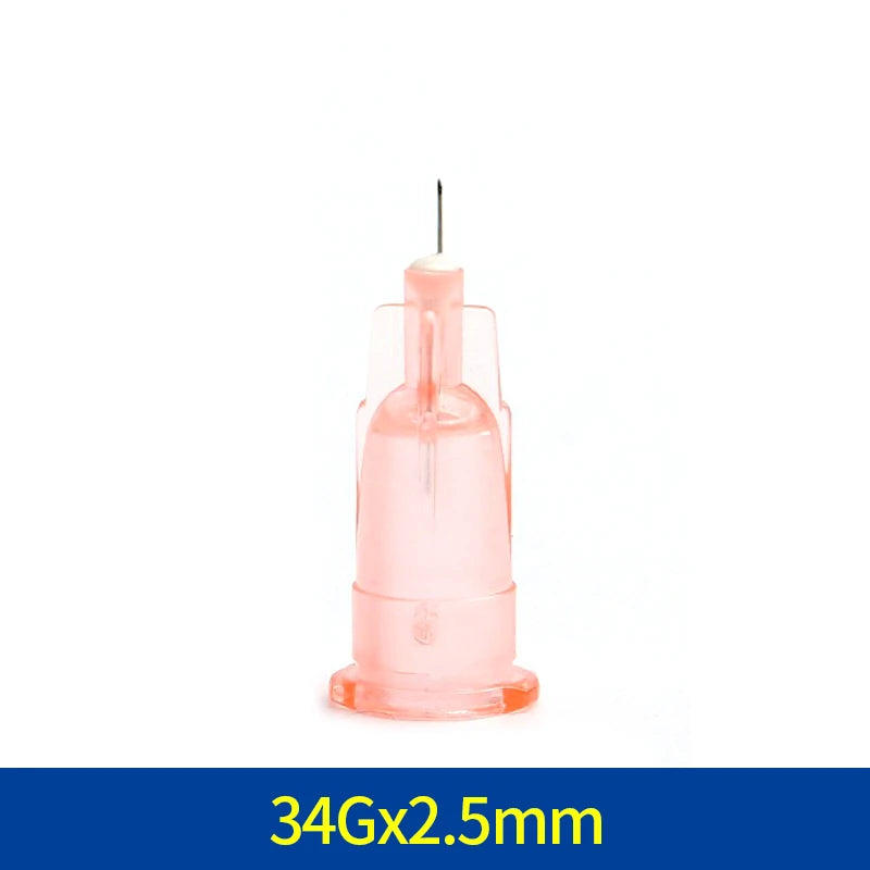 Box Tattoo Needle Transparent Syringe Injection Painless Small Teeth Qme b