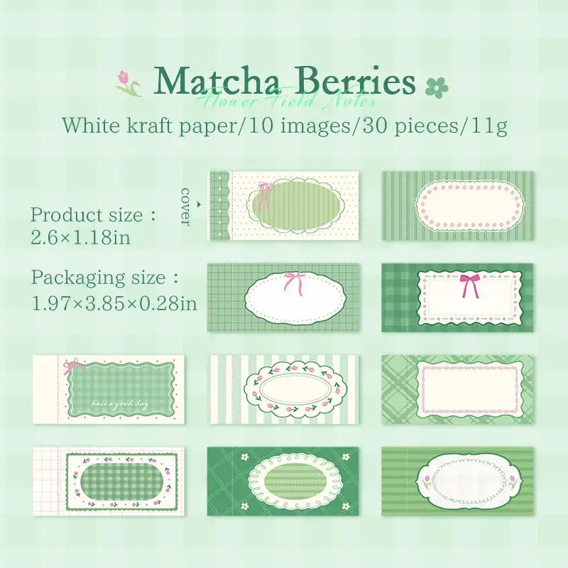 Vintage Border Note Stickers Tear Resistant DIY Decor Scrapbooking Qme A5