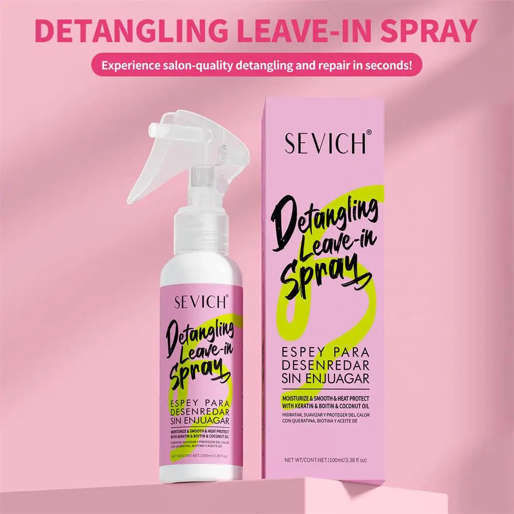 Keratin Hair Smoothing Spray Conditioner Treatment Dyeing Damaged Qme