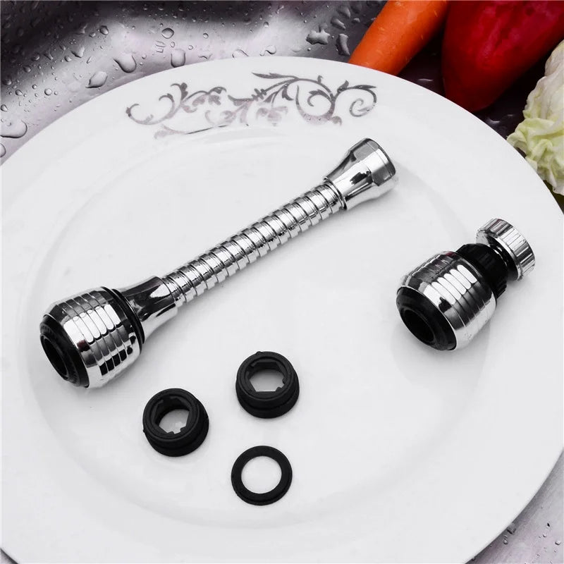 Universal 360 Degree Rotating Faucet Sprayer Head Water Saving Tap Filter Stainless Steel Kitchen Bathroom Nozzle Qme