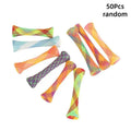 20 Colorful Cat Spring Toys Springy Mesh Stick Interactive Pet Toy Qme A2