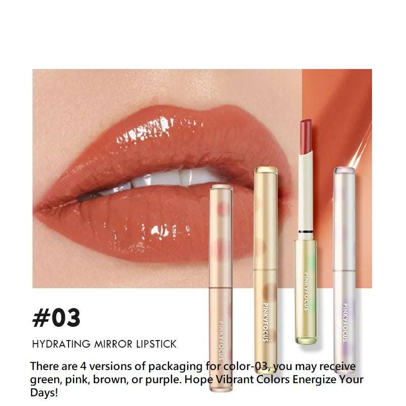 8 Colors Moisturizing Watery Lipstick Hydrating Formula Dry Season Qme 03