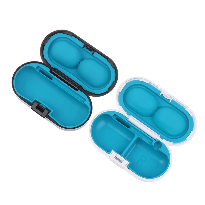 Hearing Aid Case Portable Hard Protective Storage Box Organizer Sound Qme